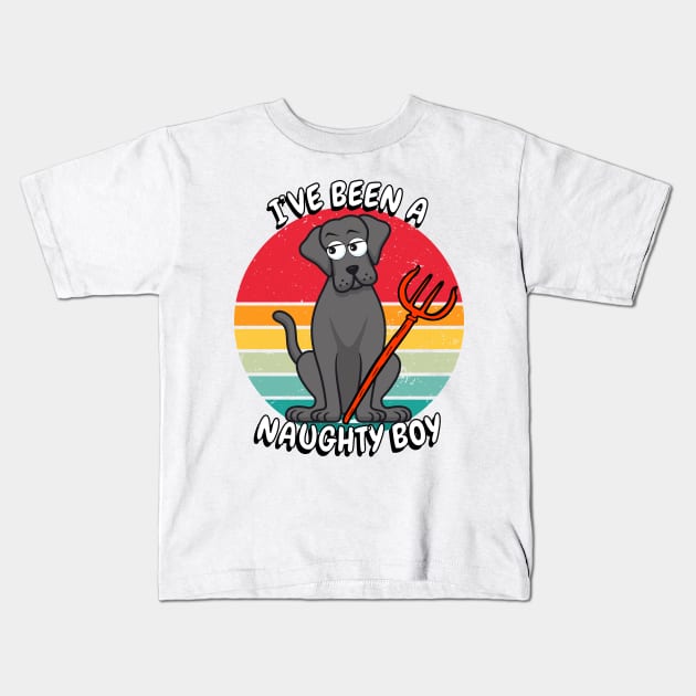 ive been a naughty boy - big dog Kids T-Shirt by Pet Station